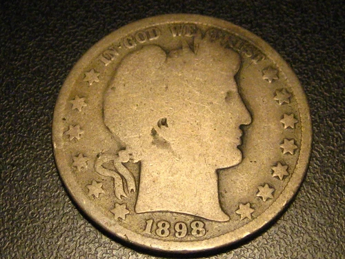 1898-O 90% Silver Barber Half Dollar BETTER DATE