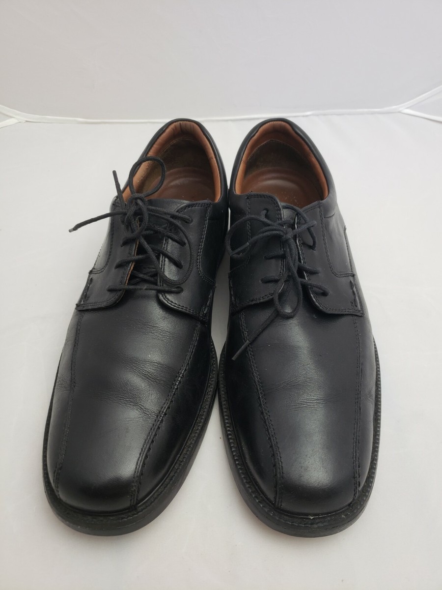 Johnston Murphy Men's Dress Shoes Size 1/2 M Black Sheepskin