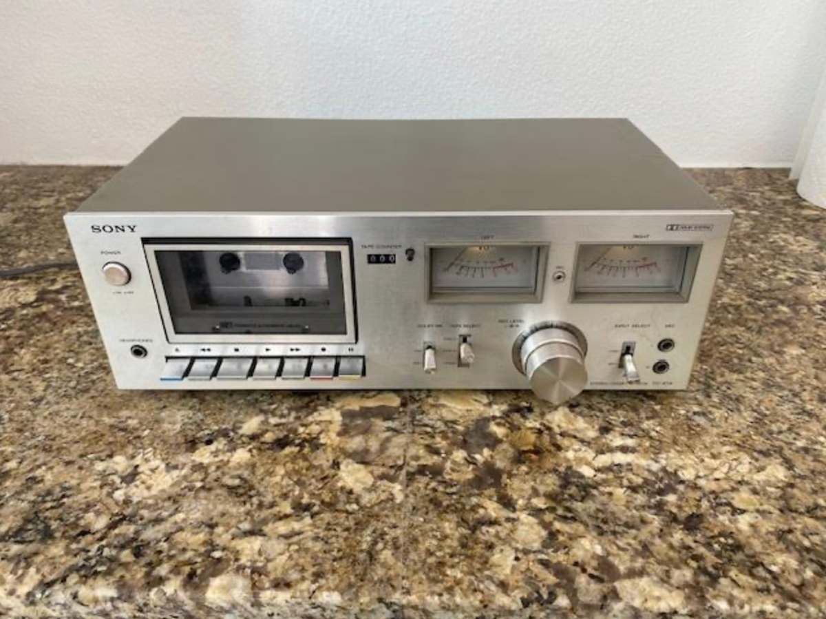Vintage Sony TC-K15 Dolby System Cassette Deck Player - parts