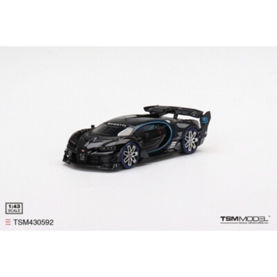 BUGATTI VISION GRAN TURISMO BLACK (RESIN) - TRUE SCALE MINIATURES TSM430592 1/43