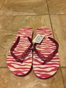 white sequin flip flops