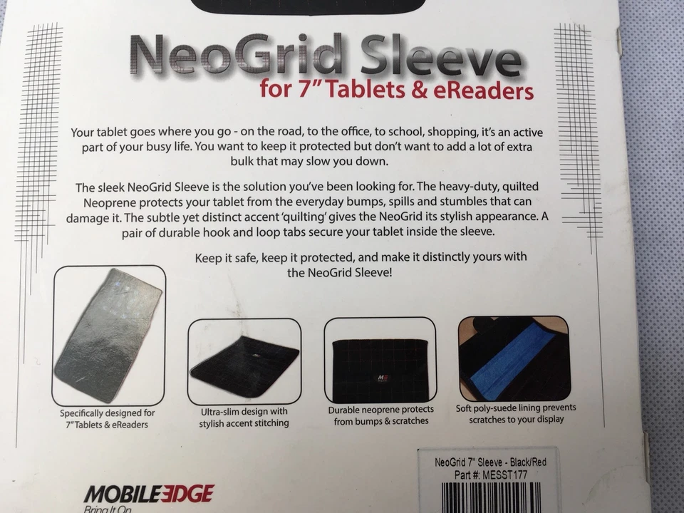 Funda de neogrid Mobile Edge para tabletas y lectores electrónicos de 7" se adapta a la mayoría de las tabletas de 7" Foto 4 de 4