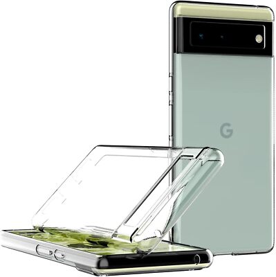 Custodia Silicone Per Google Pixel 6A, Trasparente Con Stampa Carina, Antiurto Sottile (A02) - 5