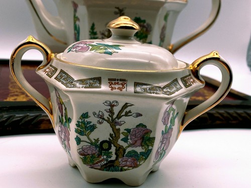VINTAGE SADLER TEA SET ART DECO INDIAN TREE PATTERN 1930' - Picture 12 of 12