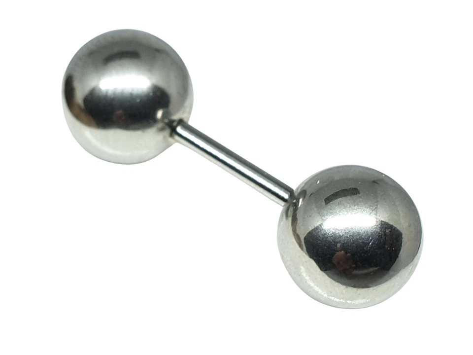 Bilanciere 14 g 1,6 mm 316 L grande 10 mm orecchino a sfera PA VCH capezzolo ... - Immagine 2 di 4