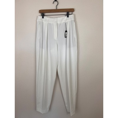 Express Stylist Super High Rise White Pants 