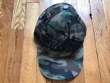 KBEthos Brooklyn Embroidered Snapback Cap Hat Adjustable Camouflage Men