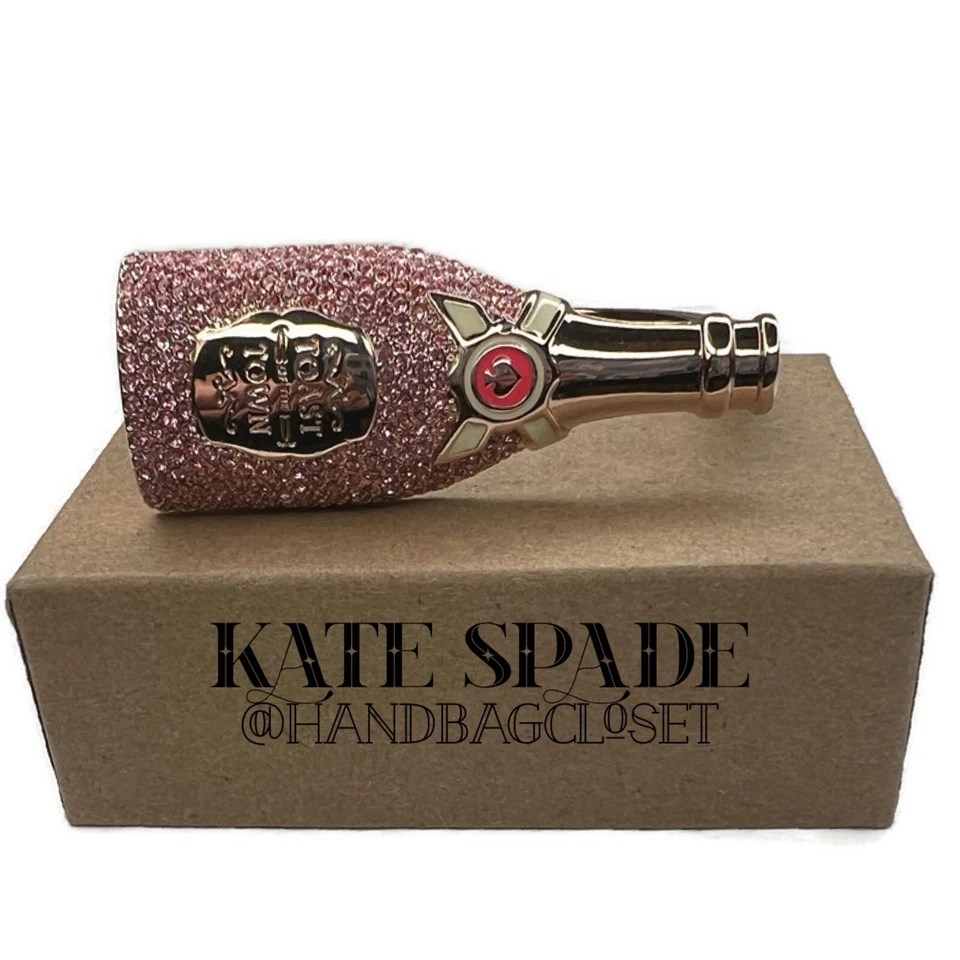 Pulsera CRISTALES Kate Spade Make Magic Champagne Bottle Town Foto 3 de 4