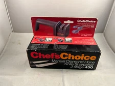 Chef's Choice Manual Diamond Hone 450 Knife Sharpener, New Open Box