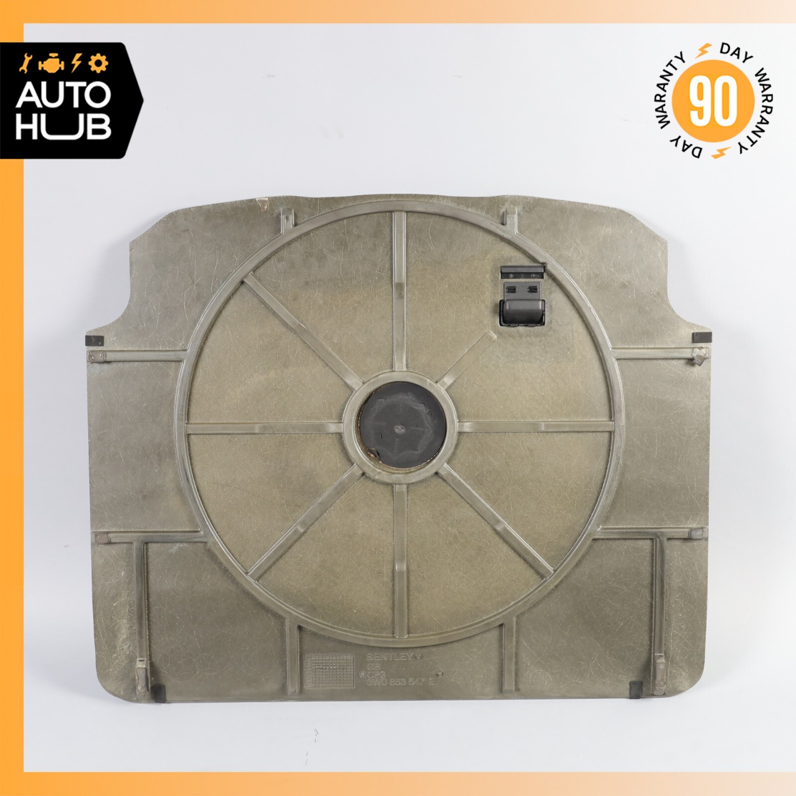03-18 Bentley Continental GT Boot Floor Spare Wheel Cover OEM
