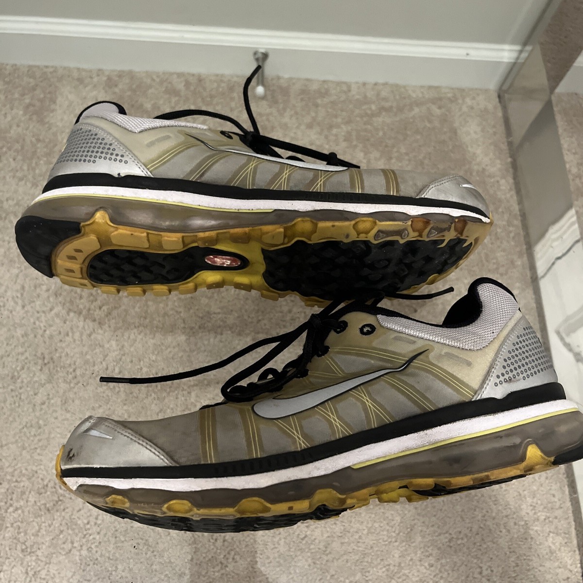 Nike Mens Air Max Plus 2009 354744-006 Gray Running Shoes  display picture 2
