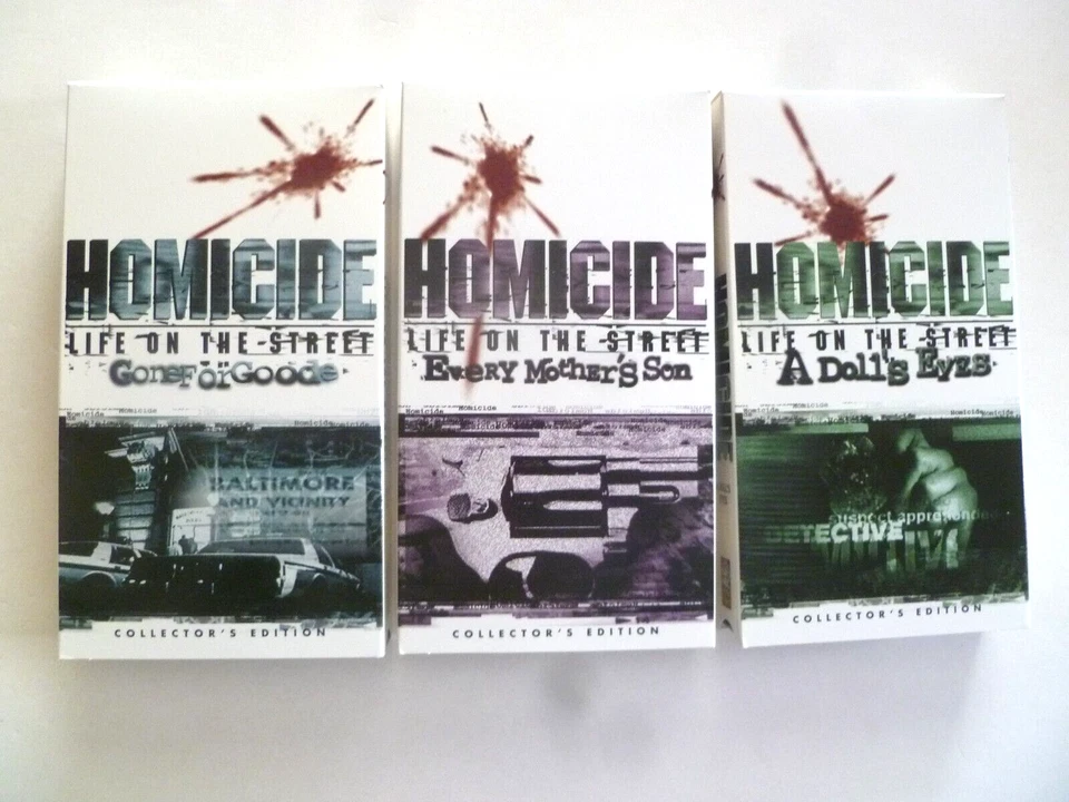 HOMICIDE LIFE ON THE STREET Collector Ed Box Set of 3 Tapes/Episodes/Interviews - Image 2 of 4