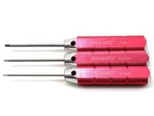 Dynamite 2904 Machined Hex Driver Metric Set (Red)