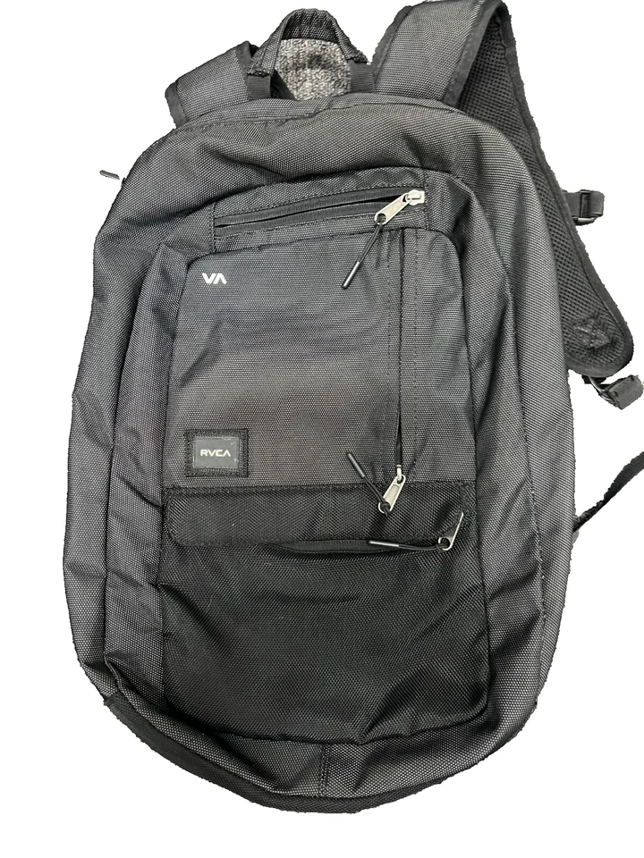 Mochila para hombre con correa de hombro ajustable de lona gris Rvca Foto 3 de 4