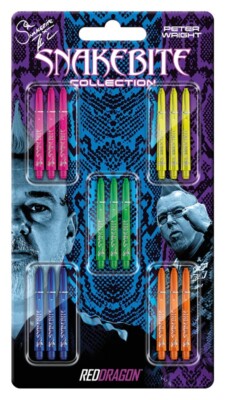 Red Dragon Dart - Peter Wright Snakebite Signature Shaft Collection Card X0803