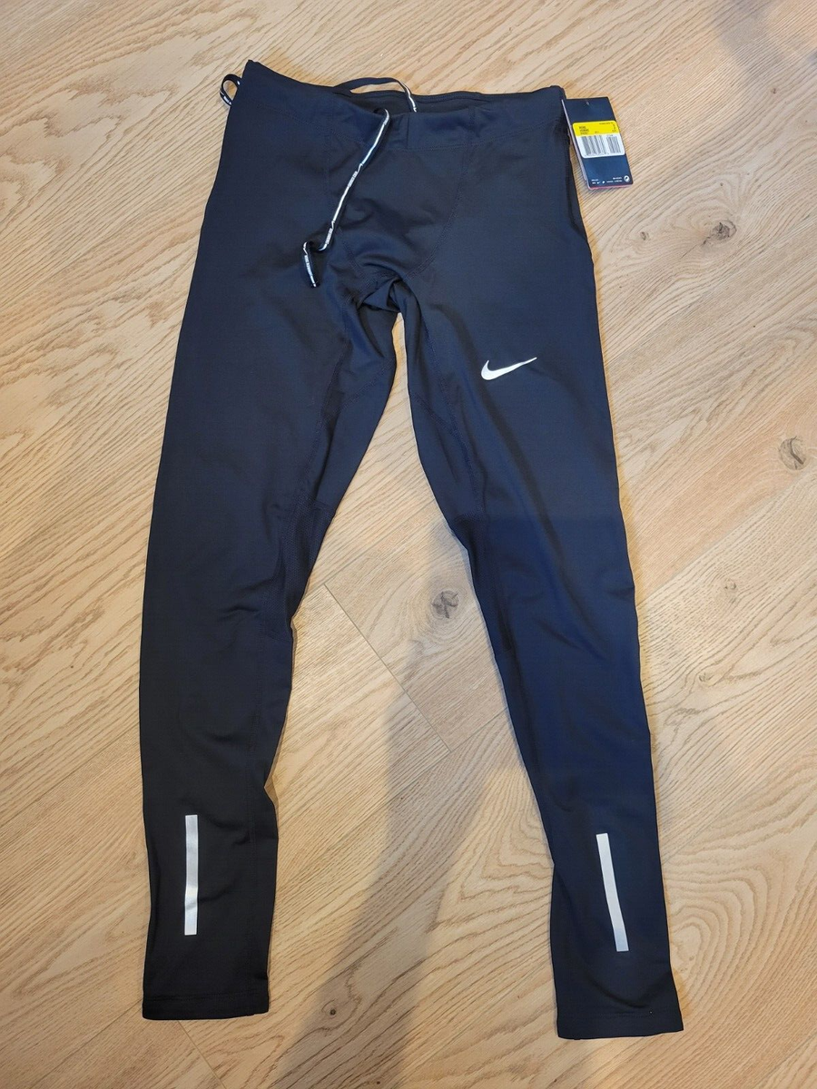 Brand New Men's Nike Mobility Running Tights, Black, UK size small