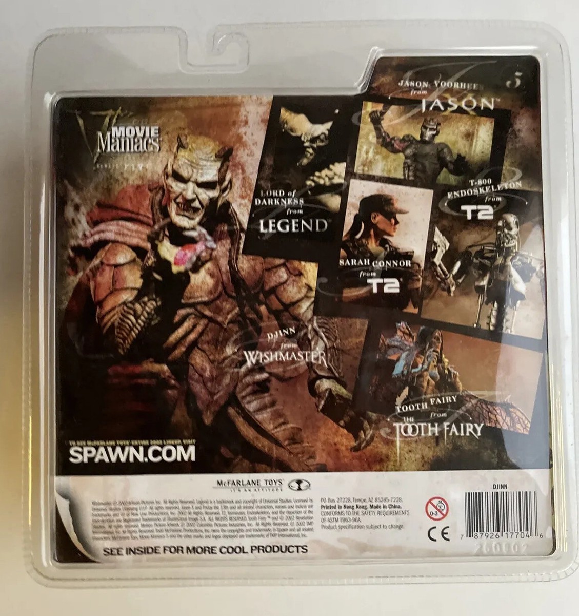 McFarlane Wishmaster Djinn Action Figure Movie Maniacs