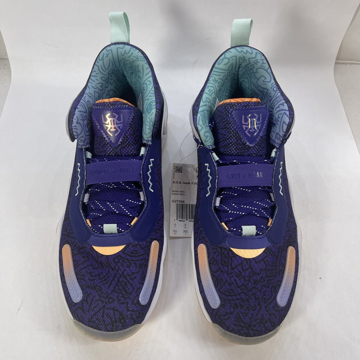 Adidas D.o.n. Issue 3 GCA Playground Hoops Basketball Shoes GV7264 Men size 8.5 Buy adidas D.O.N. Issue 3 GCA  main image 3