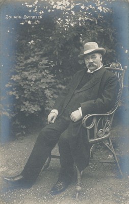 Johann Svendsen Real Photo Postcard - Norwegian Composer, Conductor, Violinist