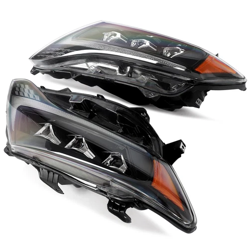 For 2009-2013 Toyota Venza 3* LED Headlight Front HeadLamp Assembly Left & Right - Picture 8 of 15