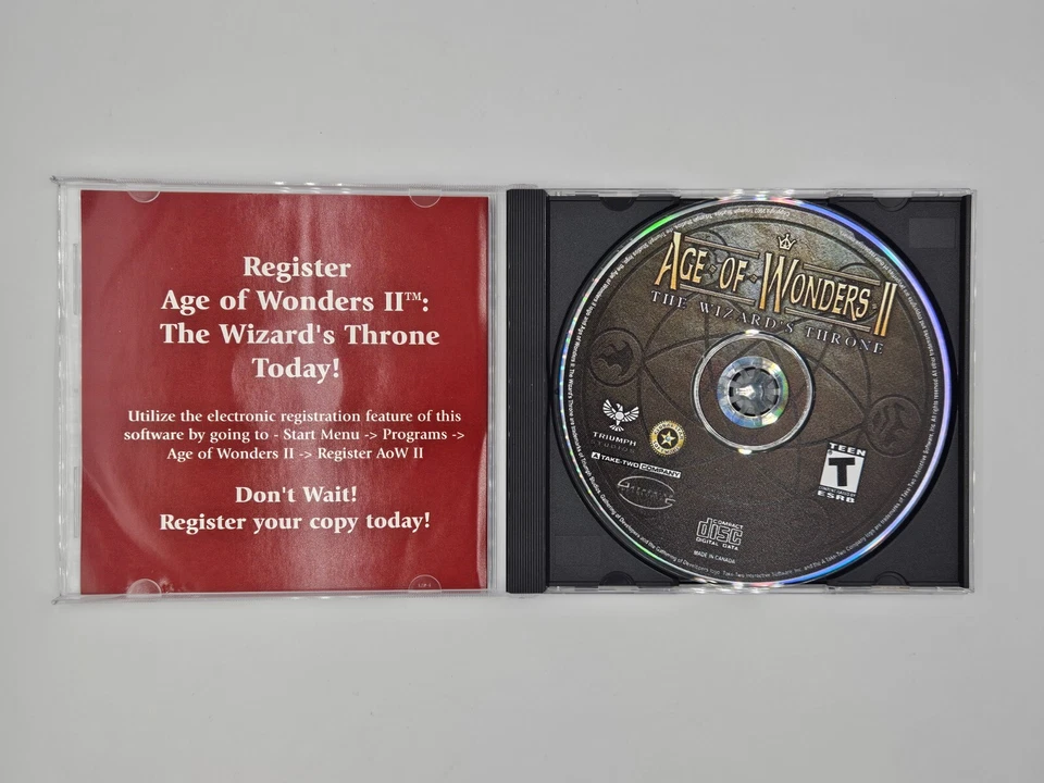 Age of Wonders II 2 The Wizard's Throne - PC 2002 w/ Manual--VERY GOOD - Image 2 of 3