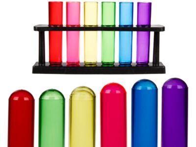 6er Set Shooter Gläser Reagenzglas   Partyzubehör, Schnapsgläser, Geschenkidee