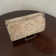 Antique Brick Standard  Fire Co. Clay Kiln Fire Brick Vintage