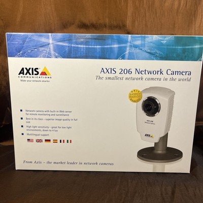 AXIS 206 Network Camera 0199-001-04 | IP Surveillance Camera with Stand