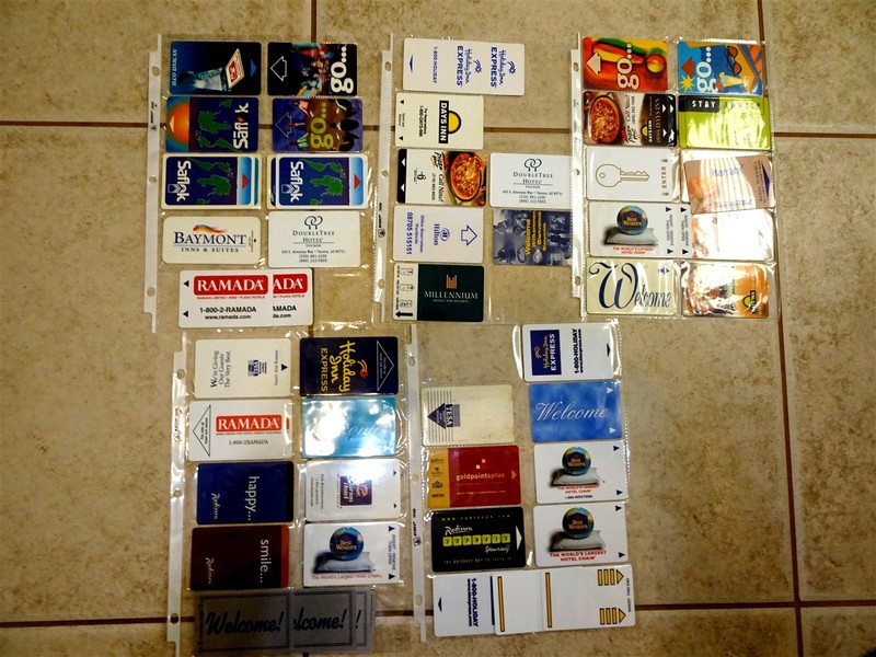 Lot Hotel Motel room key cards Best Western Radisson Ramada Holiday Inn