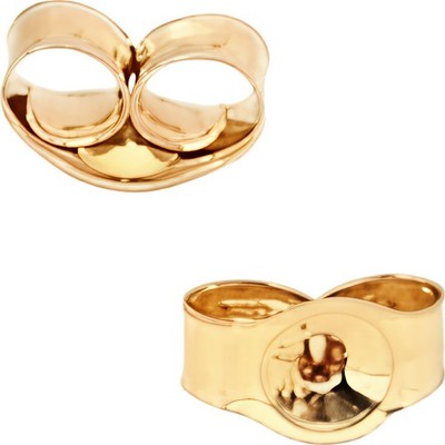 2 14K Gold Friction Baby Earring Backs