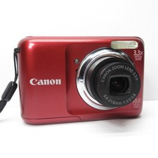 Canon PowerShot A800 10MP Compact Digital Camera 3.3x Optical Zoom Red