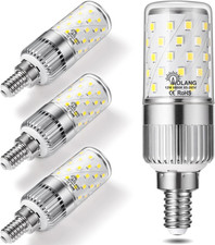 4 Pack LED Candelabra Bulb, 12W Daylight White 6000K LED Chandelier Bulbs