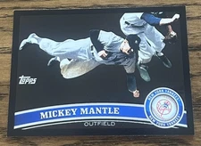 2011 Topps #7 Mickey Mantle Black Border HOFer