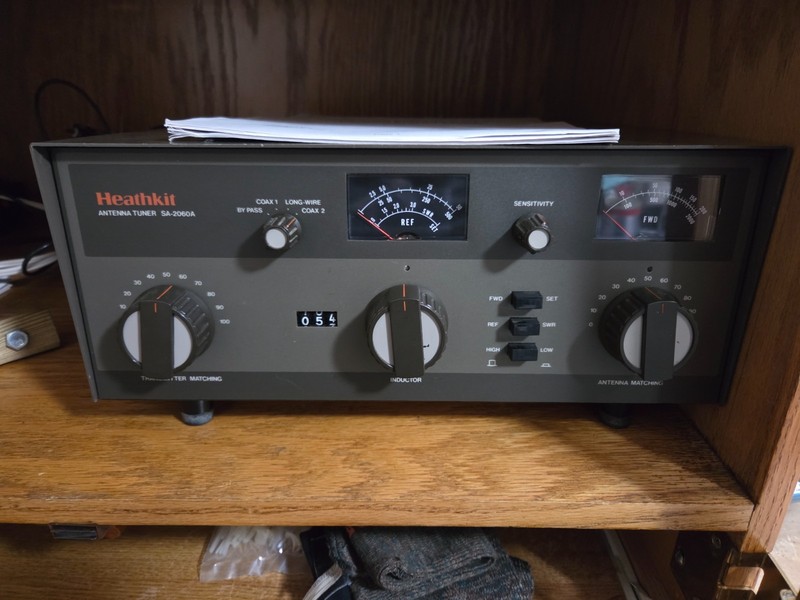 Heathkit SA‑2060A Antenna Tuner – 2kW – Roller Inductor