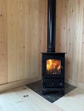 Villager Puffin 7kw Log Woodburning stove Fire Shepherds hut or boat