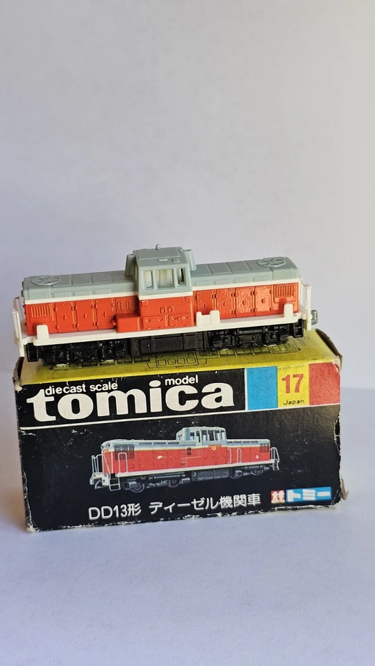 Locomotora diésel Tomica Japón años 70 diecast escala tren vagón 1/64 extremadamente raro Foto 4 de 4