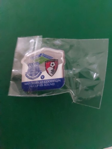 EVERTON v BOURNEMOUTH FACUP FOOTBALL MATCH BADGE 2024/25(NEW)