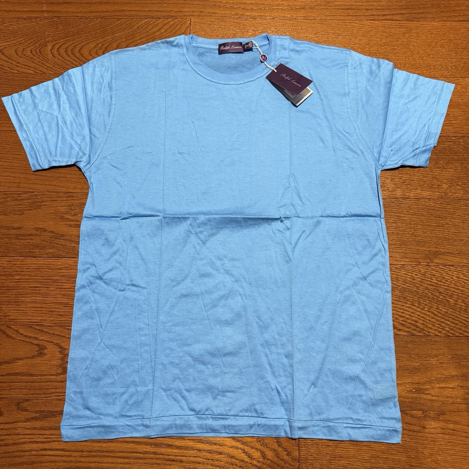 Ralph Lauren Purple Label Blue T-Shirt Mens L NWT MSRP $115