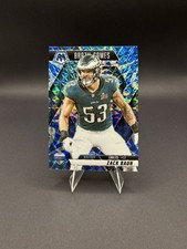 🏈2025 Panini Mosaic Zach Baun Brazil Games Reactive Blue Mosaic #268 - Eagles🏈
