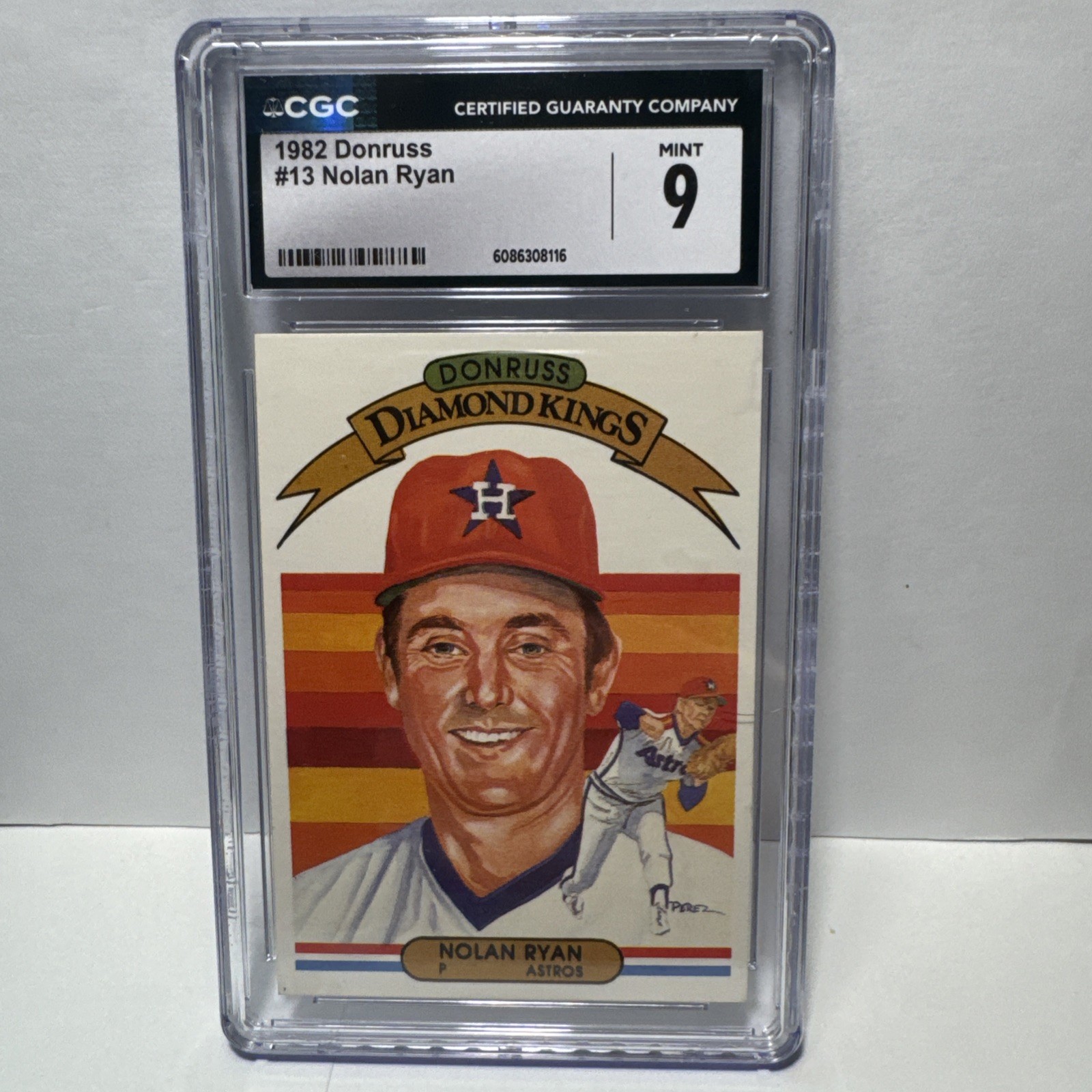 1982 Donruss - Diamond Kings Nolan Ryan #13 CGC 9