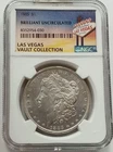 1885 $1 Morgan Dollar NGC Brilliant Uncirculated Las Vegas Vault Collection