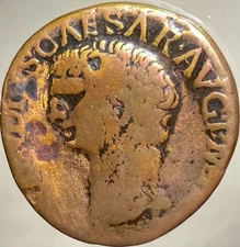 Roman Emperor Claudius I 41-50AD Genuine Ancient Coin Minerva Rome Mint Scarce