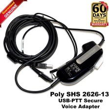HP Poly SHS2626-13 USB-PTT Secure Voice Monaural Adapter 8K7N0AA AC3