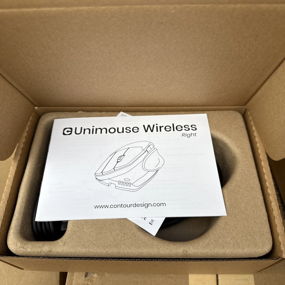 Contour Unimouse Wireless Ergonomic Mouse Right-Handed, New Boxed - Image 2 of 3