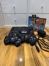 SEGA Mega Drive Console Bundle + 2 Controllers + 2 Games Tested Working