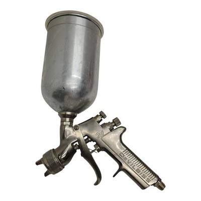 DeVilbiss GTi Paint Sprayer Gun With Paint Cup Metal Automotive Tool