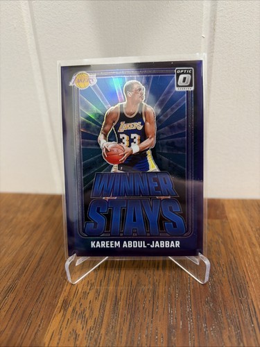 2024-25 Panini Donruss Optic - Winner Stays Kareem Abdul-Jabbar #14 Purple Prizm