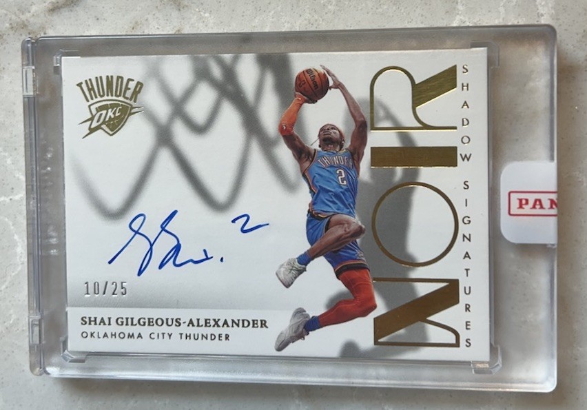 2022-23 Panini Noir - Shadow Signatures Shai Gilgeous-Alexander