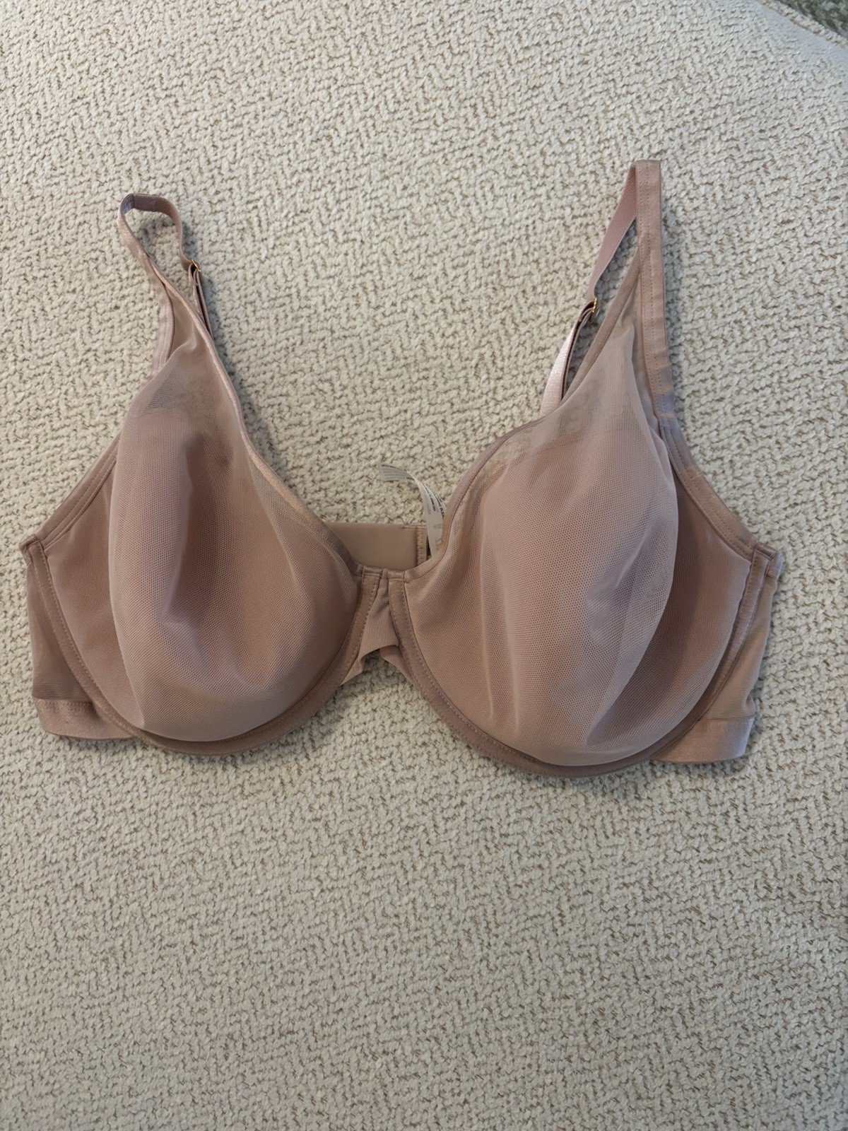 Soma  Size 40 DD Nude Beige Lightest Lift Lace Underwire Bra NEW