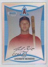 2008 Bowman Chrome Prospects Refractor 386/500 Andrew Romine #BCP149 0w7